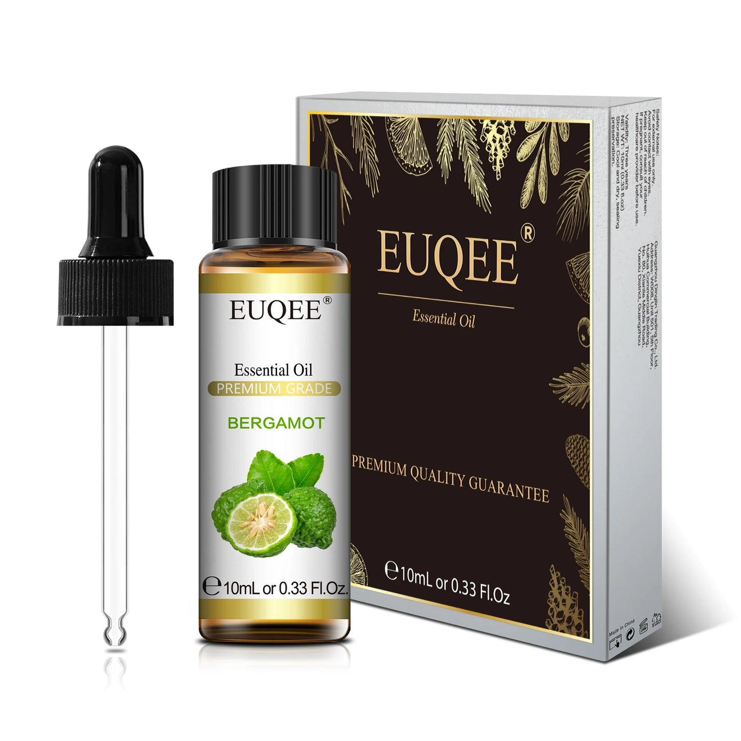 EUQEE 10ml Reines Natürliches Ätherisches Öl Lavendel Jasmin Eukalyptus Vanille Sandelholz Süße Orange Zitrone Oregano Neroli Duft