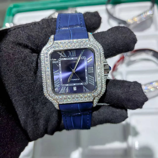Vvs Moissanite Diamond Watch Hip Hop Top Luxury Iced Out Watch Pass Diamond Tester Vvs Moissanite Diamond Watch for Men