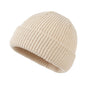 Rimiut Strickmütze für Herren & Damen Mützen Wolle Mode Einfache Warme Mütze Beanies Einfarbig Herbst Winter Mütze Trendiger Stil