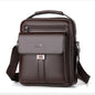 Herren Umhängetaschen wasserdicht Vintage Herrenhandtaschen Große Kapazität PU Leder Tasche Herren Kuriertaschen Tragetasche