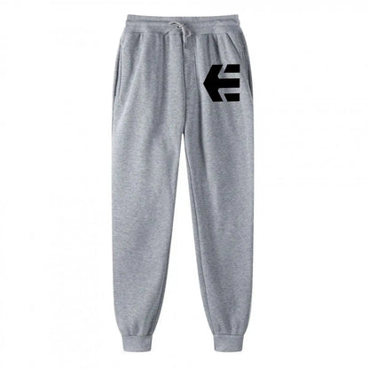 E Logo Bold Symbol Design Art Print  Hooded Loose Pullover Street Sweatshirt