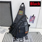 Neue Herren Umhängetaschen Reise Crossbody Bags Herren Militär Brusttasche für Schulausflug Wasserdichte Nylon Messenger Bag Schwarz Grün