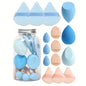 Spring 15 Cans,3 Loose Powder Puffs & 3 Mini Loose Powder Puffs & 3 Mini Makeup Eggs & 3 Mini Air Cushion Puffs, Foundation Mix
