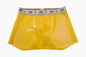 Herren Fetisch Latex Höschen Gummi Boxershorts Peniskondom Unterwäsche Kondom Cock Pouch Shorts Sexy Unterhosen für Herren