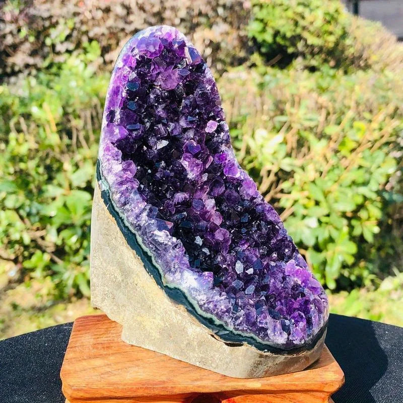 Natural Amethyst Rough Stone Cluster Gemstone Gift
