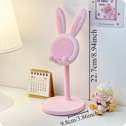 Cute Rabbit Phone Stand - Adjustable Desktop Grip
