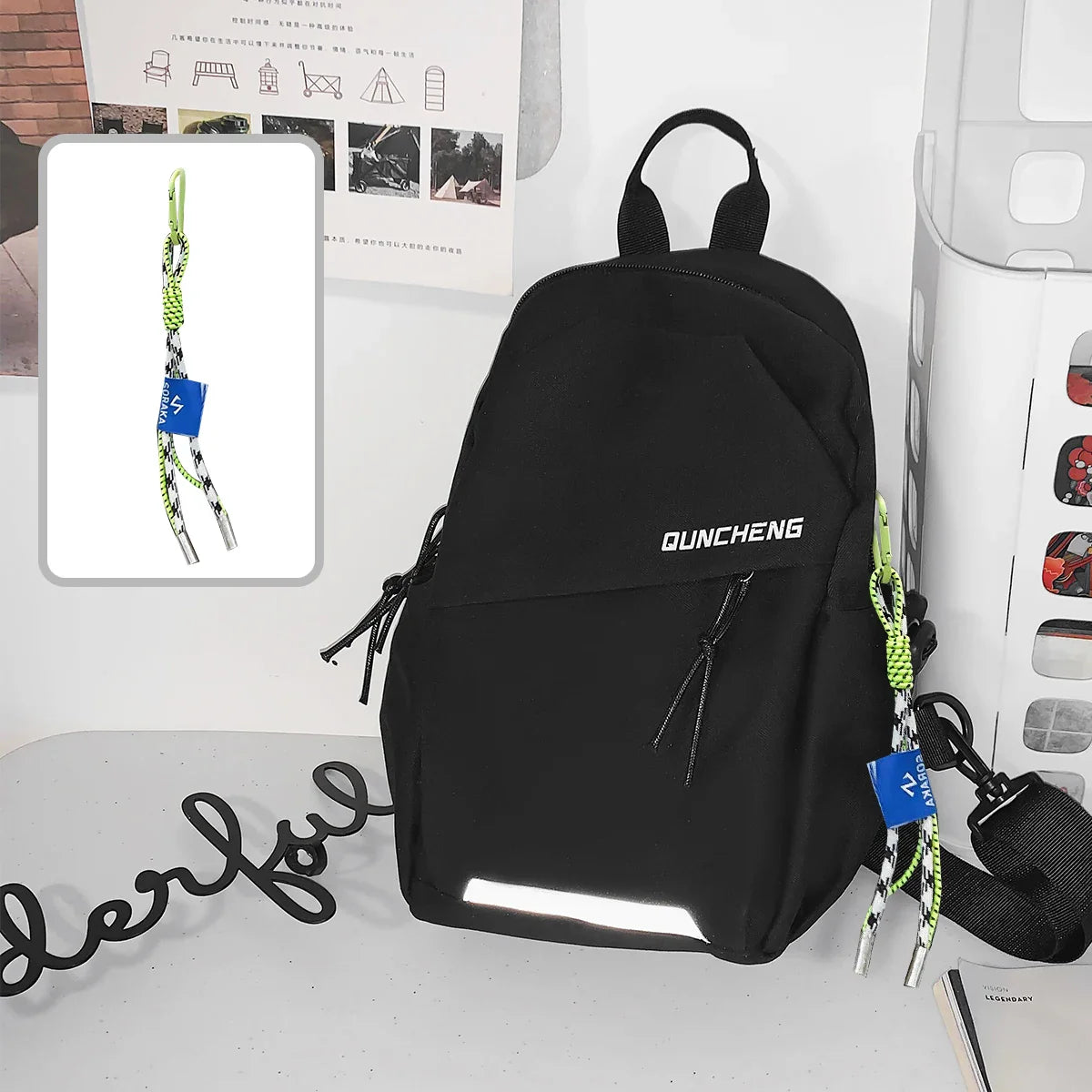 Lightweight Crossbody Chest Bag for Cycling & Outdoor Sports