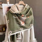 Luxury Winter Faux Cashmere Scarf Women 2025 fashionable Little horse thickened European and American warm Shawl