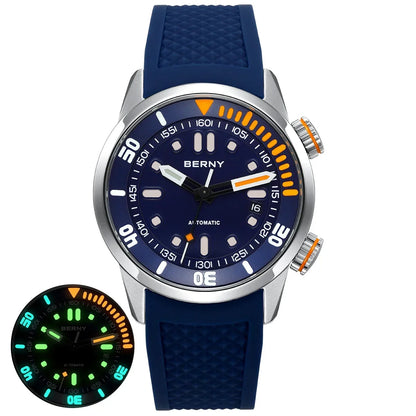 Automatic Dive Watch | Sapphire 20ATM Men Deep Dive Sports