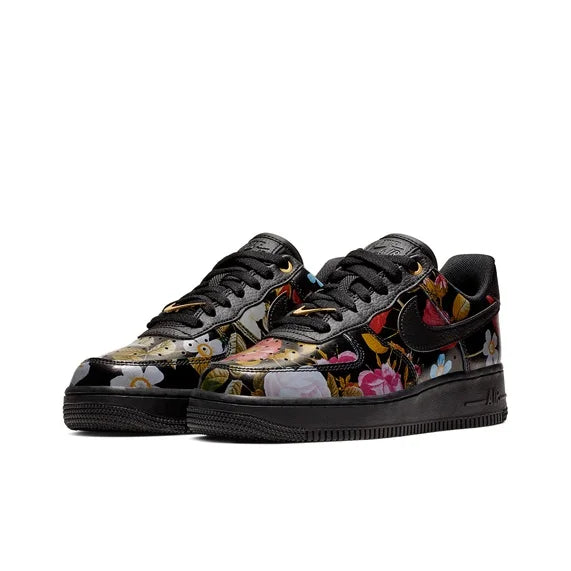 POIZON Nike Air Force 1 Low Black Floral Women's AO1017-002