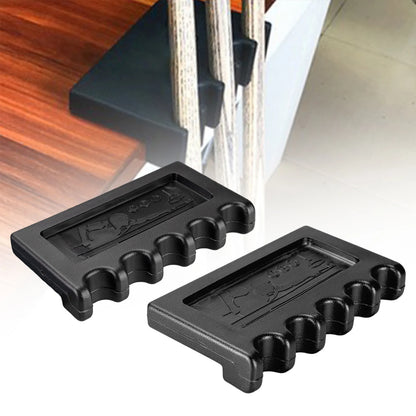 Portable Pool Snooker Billiards Holder Durable Plastic Billiard Rack Stick Stand Free Installation for Billiard Club Accessories