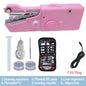Portable Manual Sewing Machine Handheld Rope-free Electric Quick Build DIY Apparel Supplies Arts Crafts Home Garden Embroidery