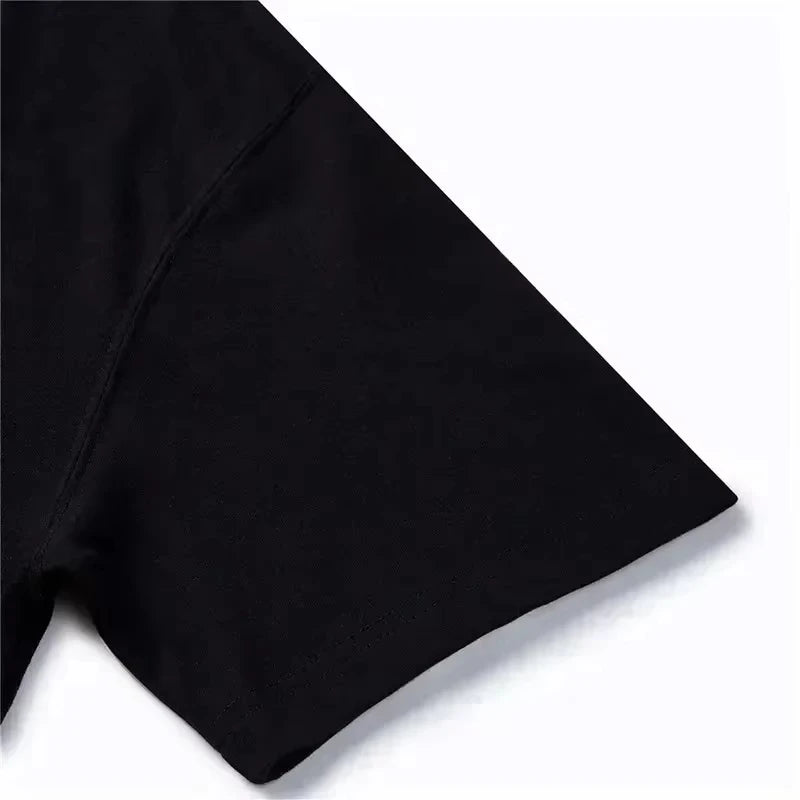 Black fabric on a white background