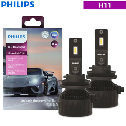 Philips Ultinon Rally 3551 LED H4 H7 100W 9000LM