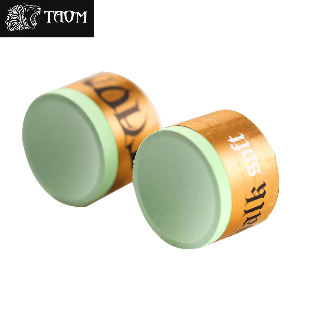 Taom Chalk Orginal Pyro Chalk with V10 Soft Blue 2.0 Pyramid Pink Green Snooker for Professional Round Billiards Chalk