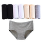7Pcs/Lot Women's Panties Cotton Plus Size Underwear Girls Briefs Breathable Solid Color Panty Underpant Female Lingerie M-4XL