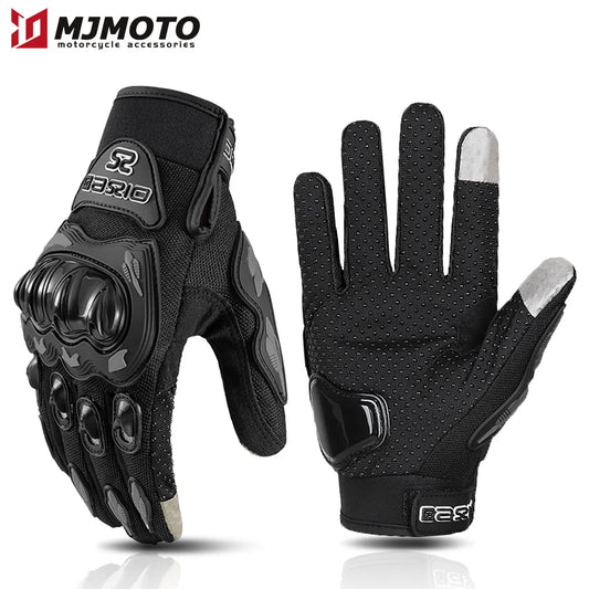 AXIO Sommer Motorrad Fahrrad Handschuh Touchscreen Motocross Handschuh ATV MTB Mesh Atmungsaktiver Motorradhandschuh Verschleißfest Rutschfest