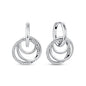 Original 925 Sterling Silber Ohrringe 2025 Stecker Creolen Kristall Ohrringe für Damen Roségold Krone Herz Unendlichkeit Biene Ohrring Schmuck