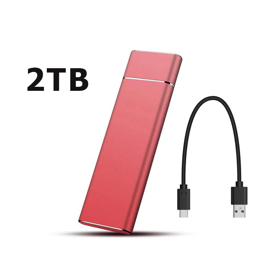 External 2TB/20TB/30TB Ssd High-Speed Solid State Drive Type-C/USB 3.1 Interface Portable Hard Disk for PC Laptop MAC