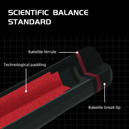 Diagram of a scientific balance standard with labeled parts on a grid background