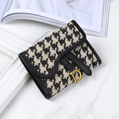 Vintage Style Women's Wallet New Model D-clip Coin Purse Multi-functional Large Capacity Trade Cross-border Coin Card Holder