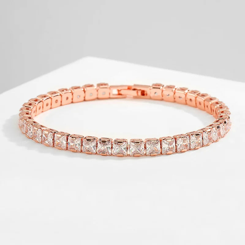 D VVS1 Moissanite Tennis Bracelet Original s925 Sterling Silver 2mm/4mm/5mm Full Diamond Bracelets for Women Man Gift