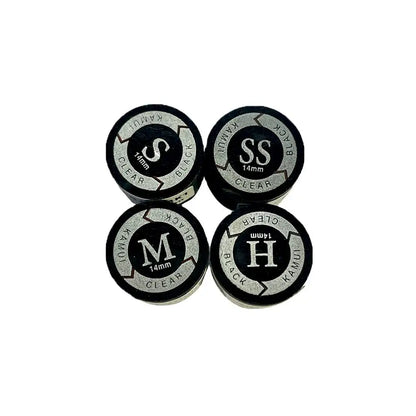 KAMUI Original CLEAR/BLACK Cue Tip Premium Quality Pool Cue Head of 14mm for Sale