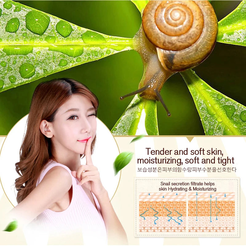 Snail Collagen Face Cream & Eye Serum | Anti-Aging, Brightening & Dark Circle Remover