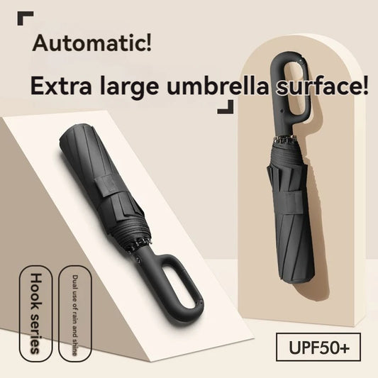 20 Rib Fully Auto Folding Double Umbrella Extra Large