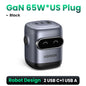 【US Plug】UGREEN 65W 30W GaN Charger Robot Design QC4.0 3.0 PPS for iPhone 17 16 15 Pro Macbook Laptops Tablet PD3.0 Fast Charg