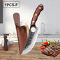 Professional Kitchen Forged Knife BBQ Cooking Chef Knives Wooden Handle Meat Cleaver Fruit Cutter Boning Knife Kitchen Supplies