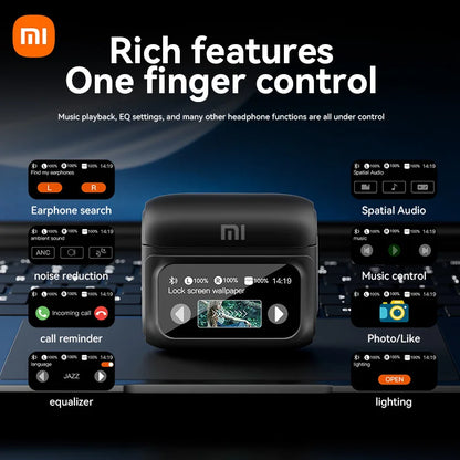 Xiaomi ANC Kabellose Kopfhörer Bluetooth-Ohrhörer Touchscreen AirPods-Steuerung Aktive Geräuschunterdrückung In-Ear-Kopfhörer Integriertes Mikrofon