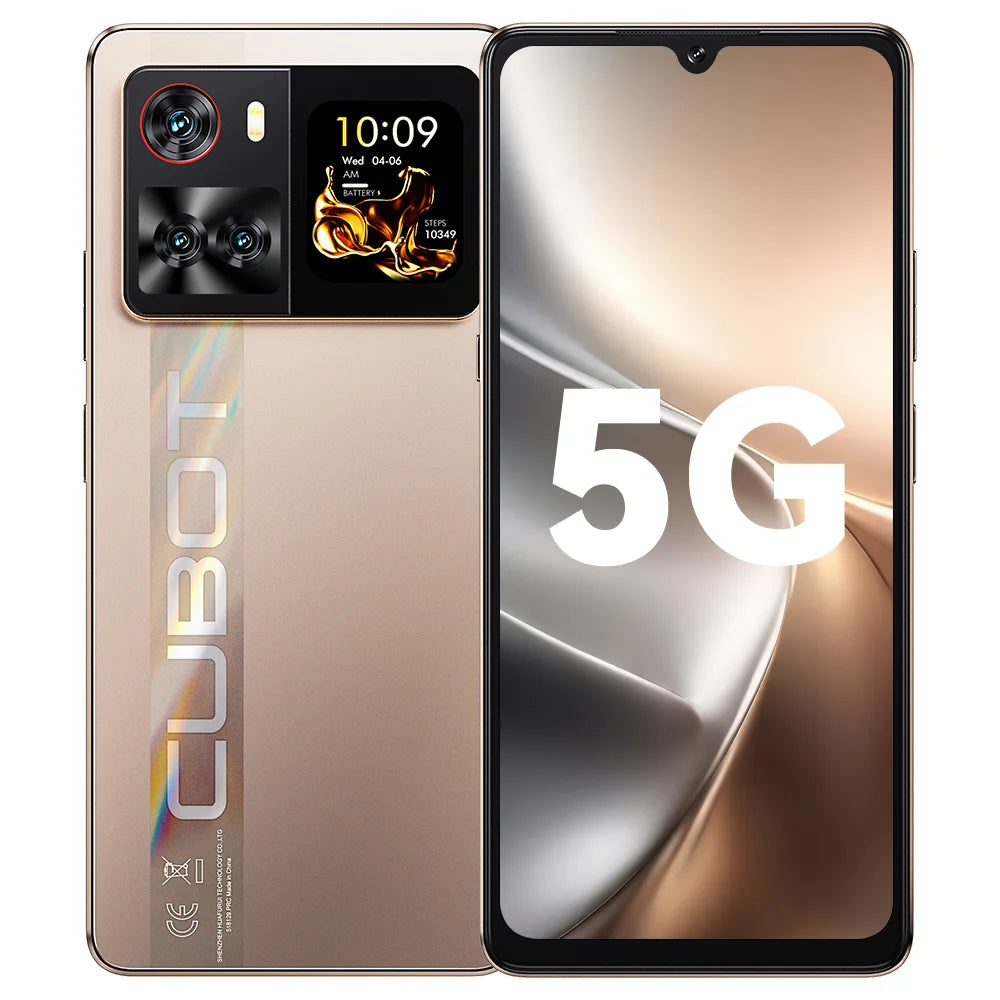 Smartphone 5G Cubot X100, Android 15, Dimensity 7025, 6nm, 2.5GHz, 6,88-Zoll-Bildschirm, 16GB (8+8), 256GB, 64MP Kamera, 5100mAh Akku