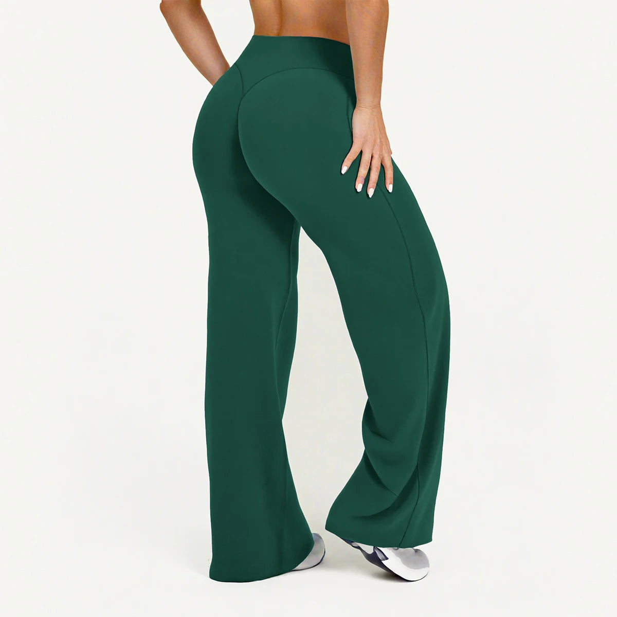 Oner Active Flared Leggings Leggings mit geradem Bein Damen Wide-Leg Pants Yoga Atmungsaktive Fitnesskleidung Vielseitige Freizeithose