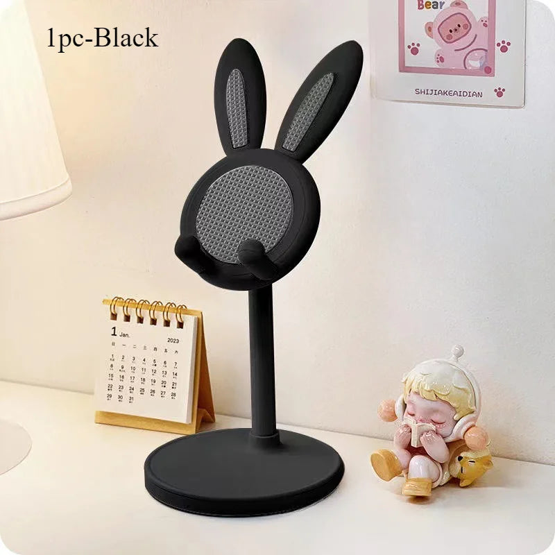 Cute Rabbit Phone Stand - Adjustable Desktop Grip