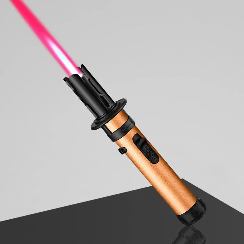 Kitchen Outdoors Torch Flame Jet Gas Lighter Cigarette Smoking Accessories Windproof Turbo Metal Jewelry Welding Cigar Lighters
