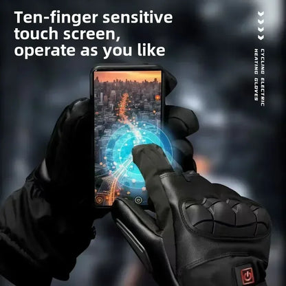 heated Tatical Glove Motorcycle Gloves Man Bicycle Supplies for You Automobiles and Motorcycles Bike Accessories Men's Cycling