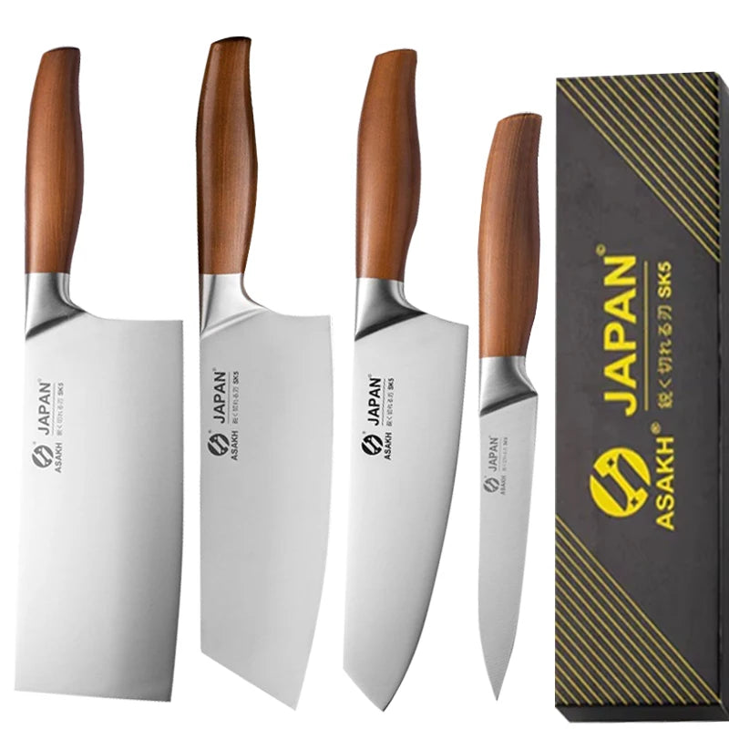 Professional Japanese Kitchen Knives Santoku Knife Stainless Steel Fish Fillet Slicing Meat Cleaver Chef Knife Cooking Tools