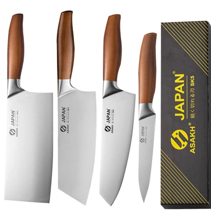 Professional Japanese Kitchen Knives Santoku Knife Stainless Steel Fish Fillet Slicing Meat Cleaver Chef Knife Cooking Tools