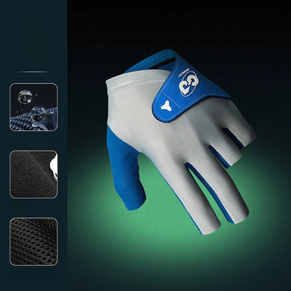 GTUBIKE Professional Billiard Glove - 3 Finger Snooker Glove