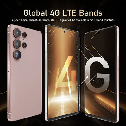 S25 Ultra, Android Smartphone, 6,8 Zoll, 12+512 GB ROM, 4G-Netzwerk, Mobiltelefone, Dual-SIM, 24+48MP Kamera, Handys