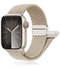 Geflochtenes Band für Apple Watch Armband 44mm 40mm 45mm 46mm 49mm 41mm 38 Magnetisches Nylonarmband iWatch Serie SE 7 6 8 9 10 Ultra 2