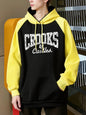 Crooks Castles Prints Man Autumn Raglan Hoodies Casual Warm Sweatshirts Soft Vintage Sportswear Fleece Fashion Male Clothes