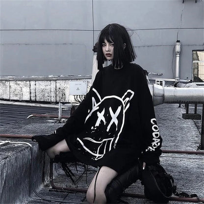Oversized Long Sleeve T-Shirt Women's Dress Tshirt