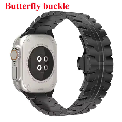 Stainless Steel Strap For Apple Watch Series 11 10 9 8 SE 3 46mm 45mm 42mm 44mm Metal Bracelet Band For iWatch Ultra 3/2/1 49mm