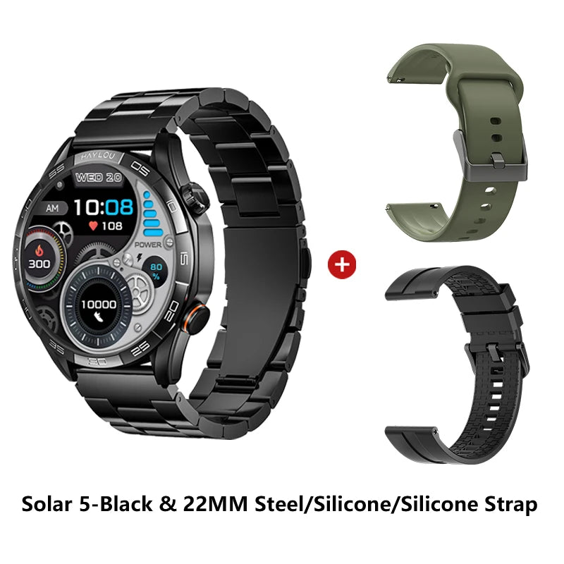 HAYLOU Solar 5 AMOLED Smartwatch Voice Calling Men