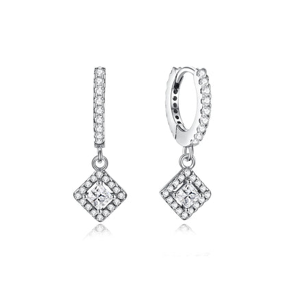Original 925 Sterling Silber Ohrringe 2025 Stecker Creolen Kristall Ohrringe für Damen Roségold Krone Herz Unendlichkeit Biene Ohrring Schmuck