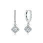Original 925 Sterling Silber Ohrringe 2025 Stecker Creolen Kristall Ohrringe für Damen Roségold Krone Herz Unendlichkeit Biene Ohrring Schmuck