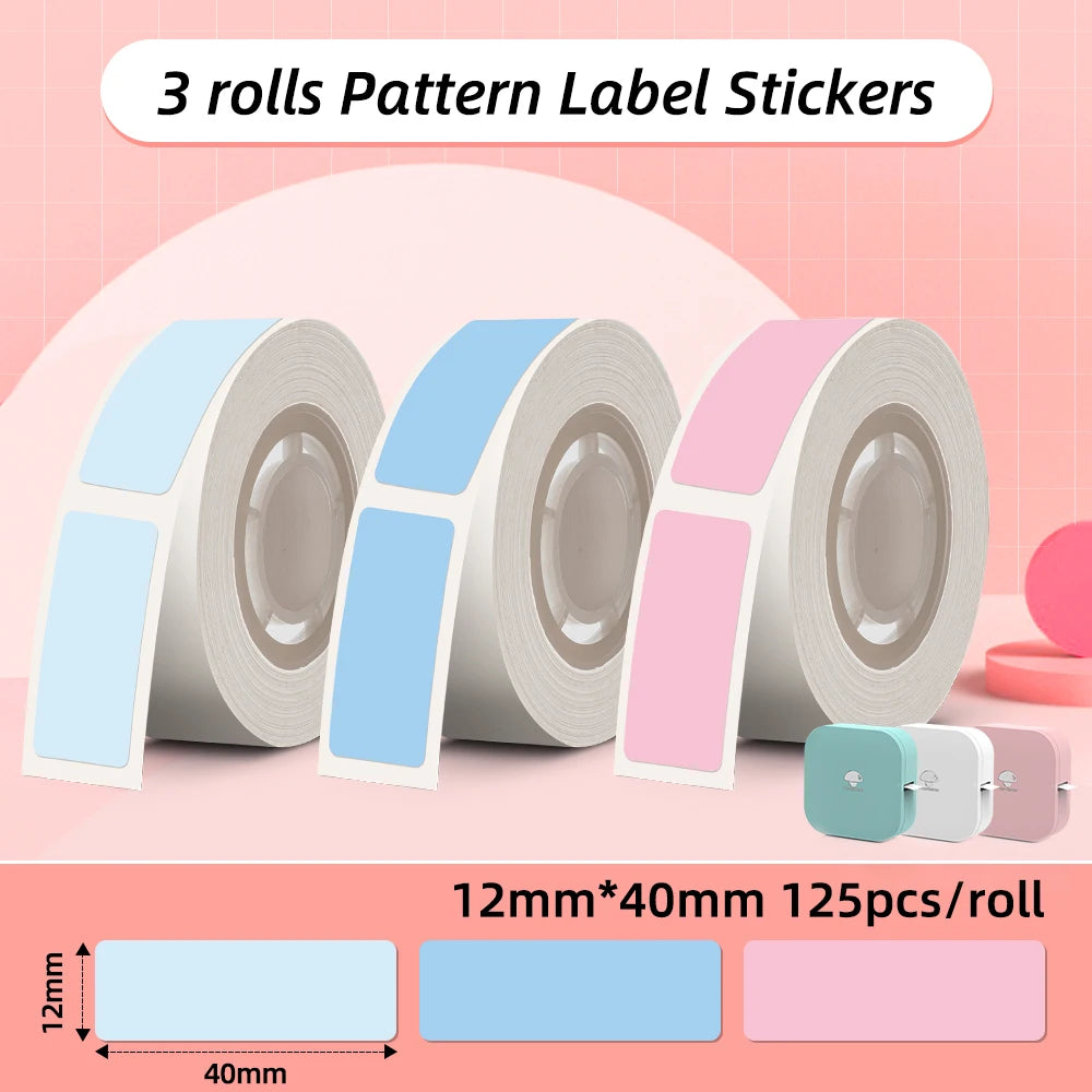 Phomemo Q30 Etikettendrucker Mini Drucker Taschen-Thermoetikettendrucker Kabelloser Aufkleber Drucker Tragbarer Taschenetikettendrucker Verschiedenes Etikettenpapier