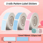 Phomemo Q30 Etikettendrucker Mini Drucker Taschen-Thermoetikettendrucker Kabelloser Aufkleber Drucker Tragbarer Taschenetikettendrucker Verschiedenes Etikettenpapier